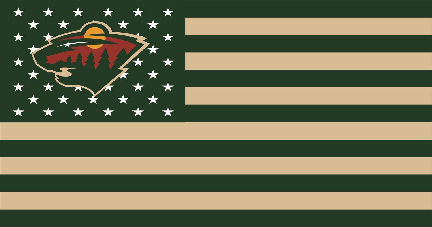 Minnesota Wild Flags iron on heat transfer